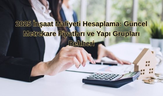 2025 İnşaat Maliyeti Hesaplama: Güncel Metrekare Fiyatları ve Yapı Grupları Rehberi