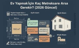 Ev Yapmak İçin Kaç Metrekare Arsa Gerekir? 100 m2 Arsaya Ev Yapılır mı?
